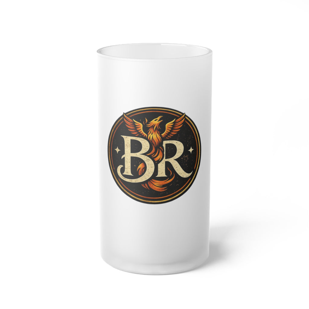 Cullen Collections Frosted Glass Beer Mug – 16oz
