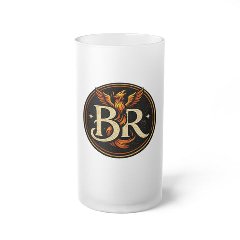 Cullen Collections Frosted Glass Beer Mug – 16oz